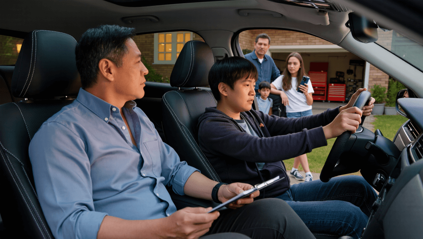 Dad Considers Withdrawing Driving Lessons After ‘Like a Woman’ Remark