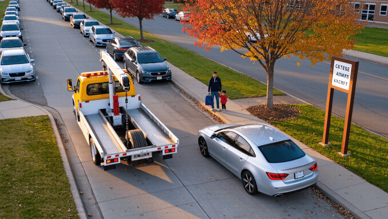 He Blocked A Driveway For “Three Minutes”, Came Back To An Empty Street