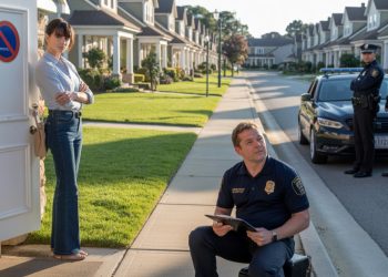 Sales Guy Ignored A No-Soliciting Sign, Got Caught By The Cops, And Had To Sit for Hours