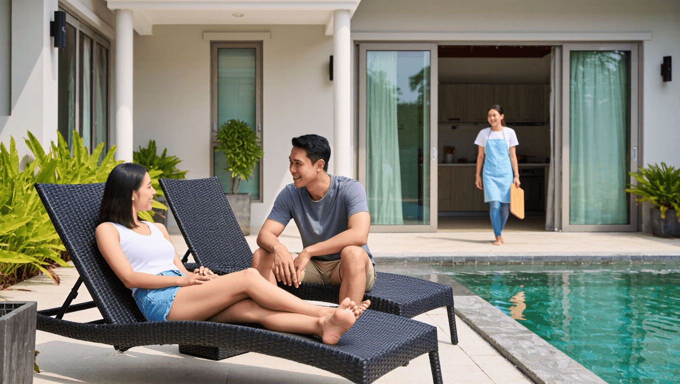 She Relaxed by the Pool While the Women Cooked and Family Exploded
