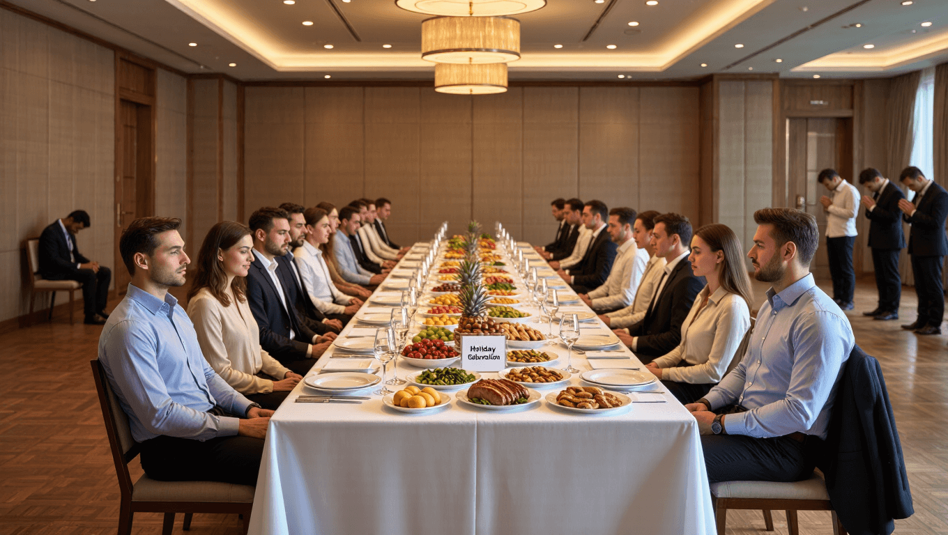 Boss Says “No Prayer at Dinner” at End-of-Year Party and Staff Walk Out