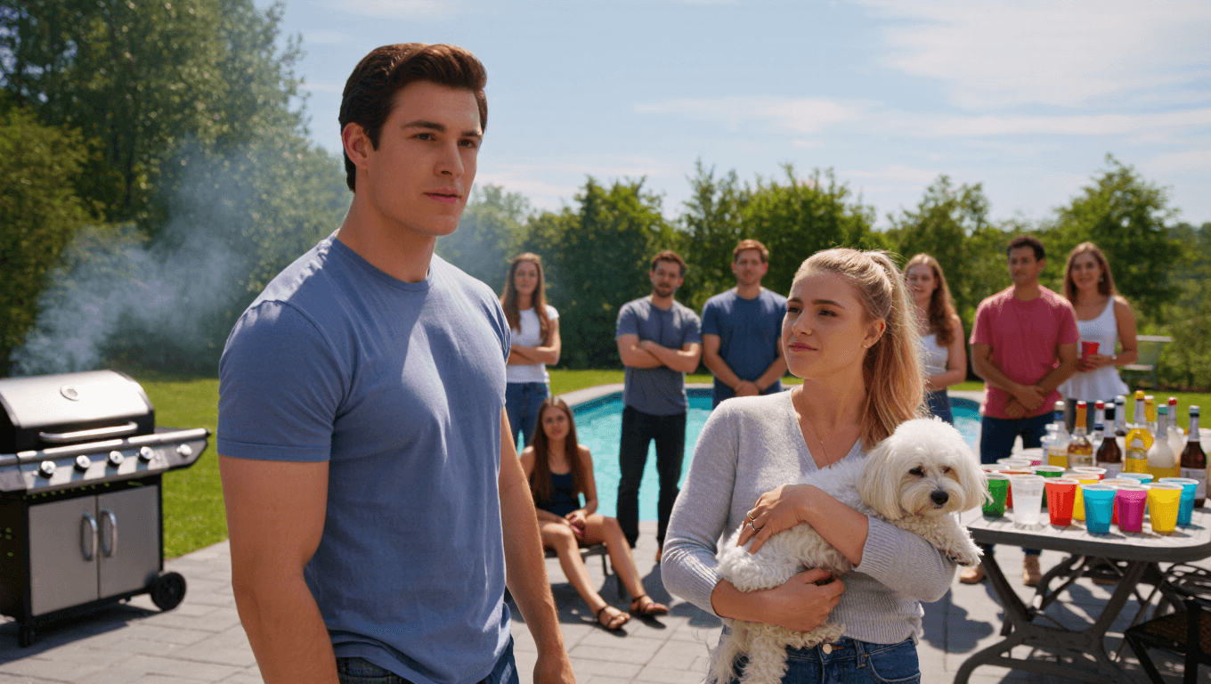 Pool Party Turns Sour When Guest Shows Up With a Dog He Never Allowed