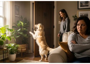 Woman Kicks Friend Out After She Insults Her Deaf Owner's Helpful Golden Retriever Woman Kicks Friend Out After She Insults Her Deaf Owner’s Helpful Golden Retriever