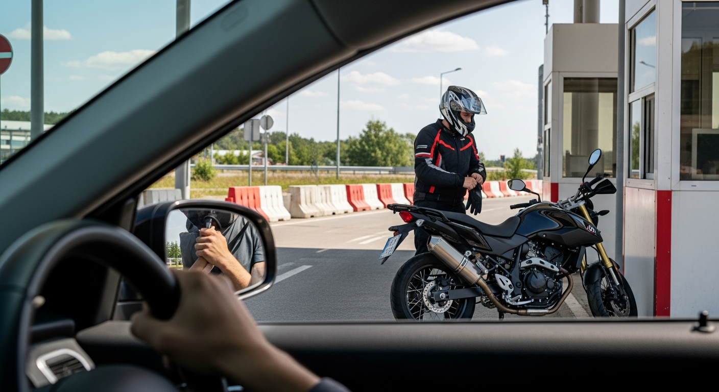 She Cut Him Off At The Passport Booth, So He Decided To ‘Suit Up’ In The Slowest Way Possible
