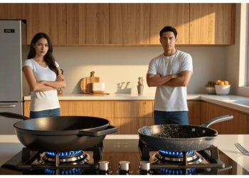 Man Replaces All Non-Stick Pans With Cast Iron, Girlfriend Seethes
