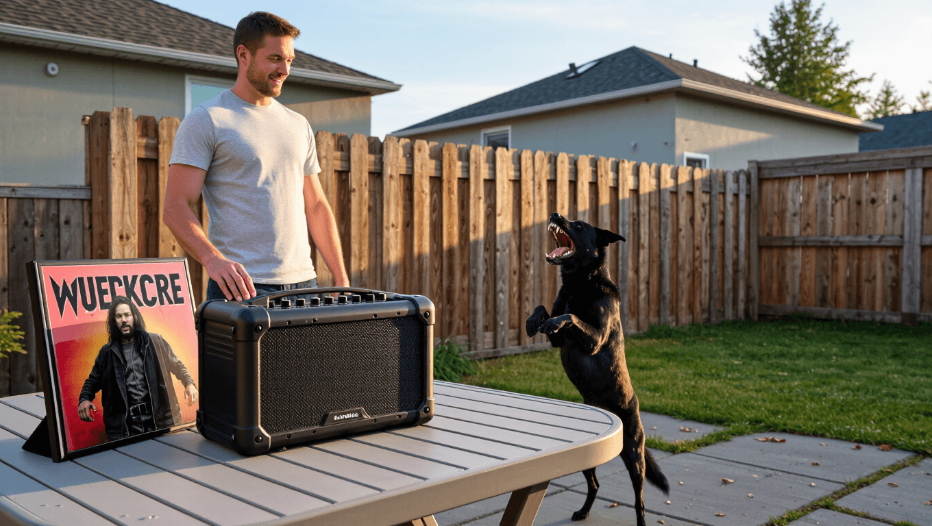 Neighbour’s Dog Barked All Day, He Turned Up the Volume and Won the Yard Back