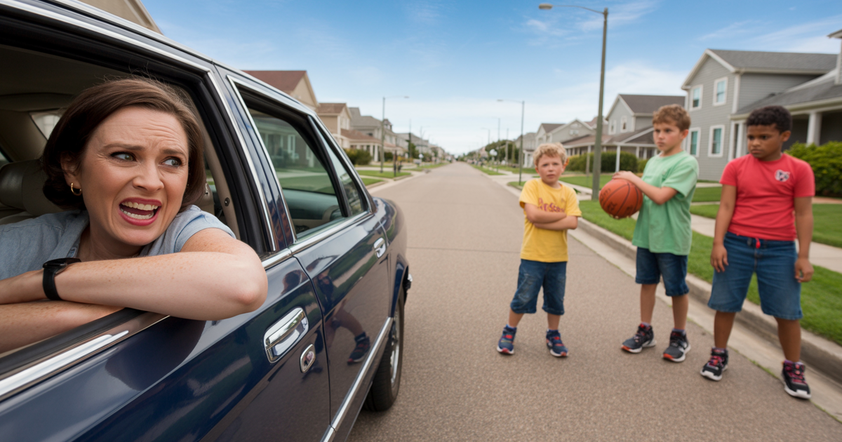 Neighbor Accused Him Of Driving Too Fast Past Her Kids, So He Slowed To 1mph And Now She’s Even Angrie