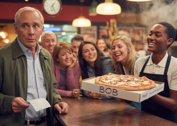 Older Customer Refused To Give His Name For A Pizza Order, So The Worker Used A Fake One And Let Him Miss His Own Food