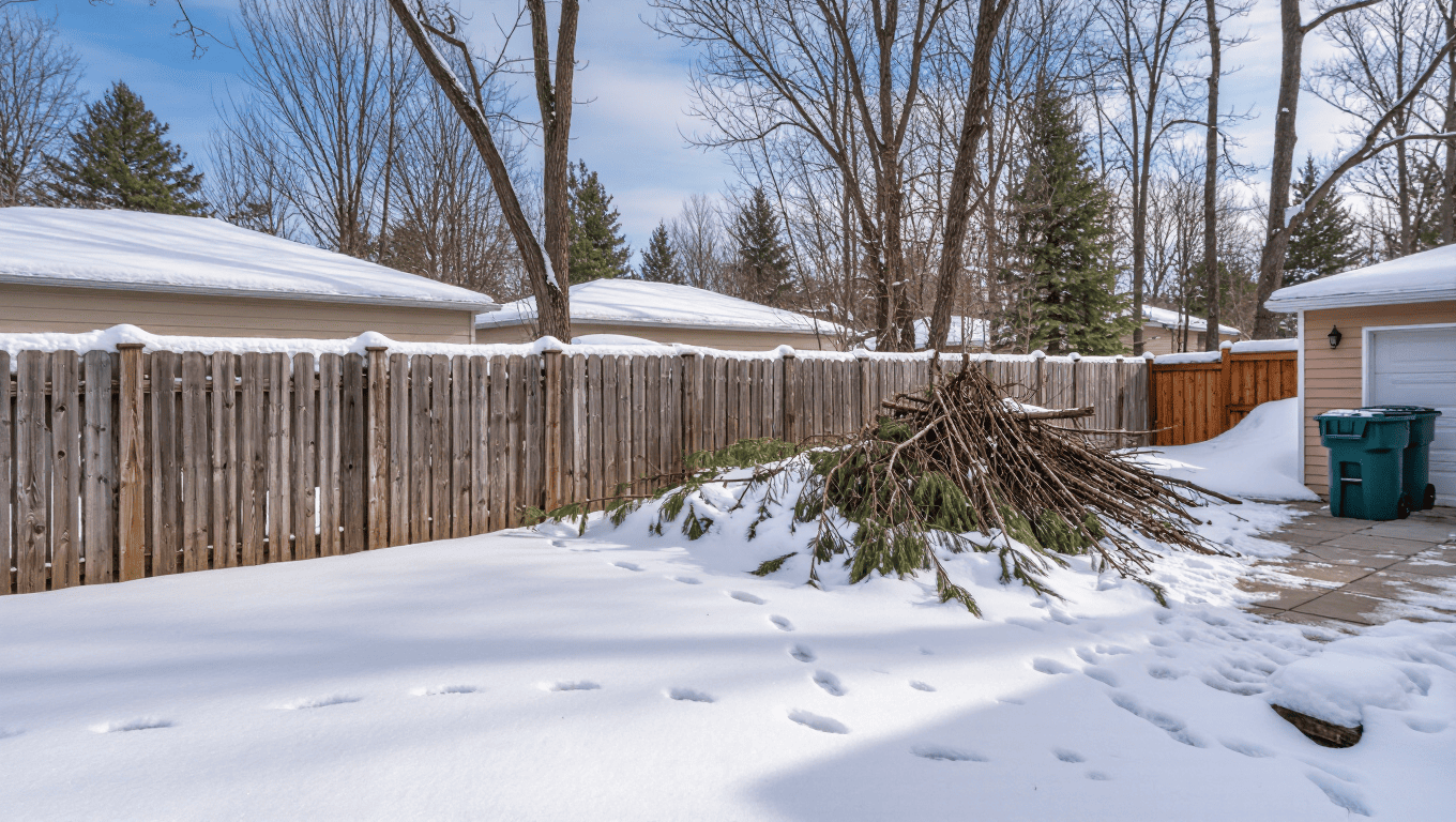 Woman Returns A Mountain Of Yard Waste After Neighbor Uses Her Fence As Storage