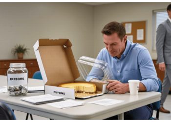 Worker Stops Chronic Potluck Freeloader With One Savage Cheesecake Move