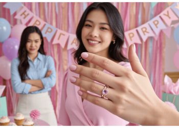 Woman Fires Back After Cousin Mocks Her Engagement Ring at a Baby Shower Woman Fires Back After Cousin Mocks Her Engagement Ring at a Baby Shower