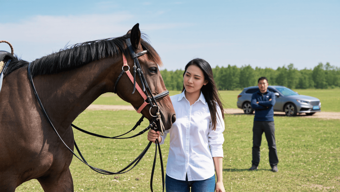 Woman Refuses to Sell Her Horse for Boyfriend’s New Car and Sparks Huge Drama