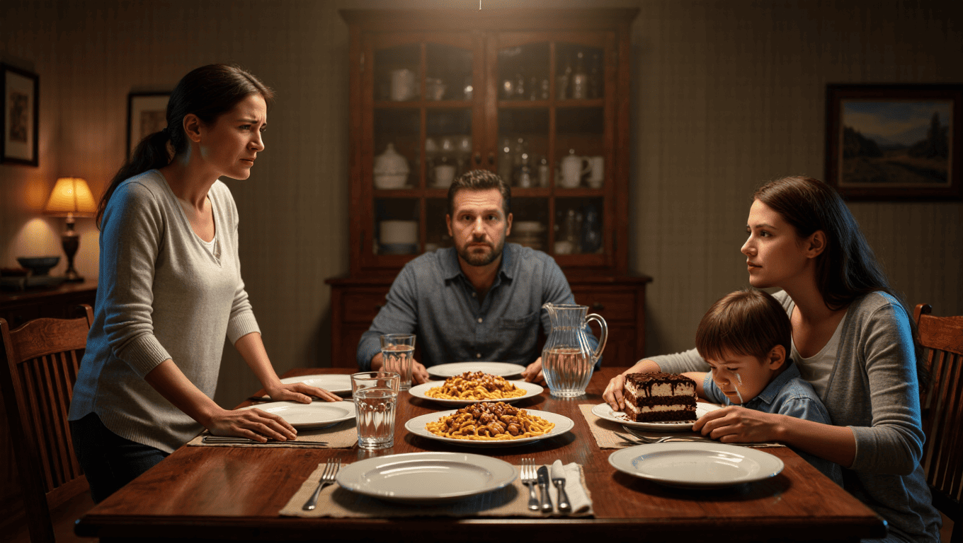 Dinner Host Explodes After Mom Demands a Second Meal for Her Crying Child