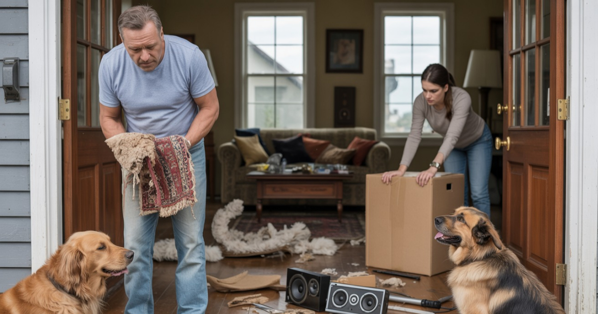 Man Refuses To Let Step-Son’s Dogs Inside, Wife Packs Her Bags And Says He Caused This