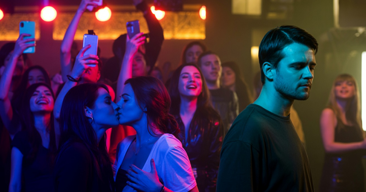 Man Dumps His Girlfriend After She Passionately Kisses Another Girl At A Party