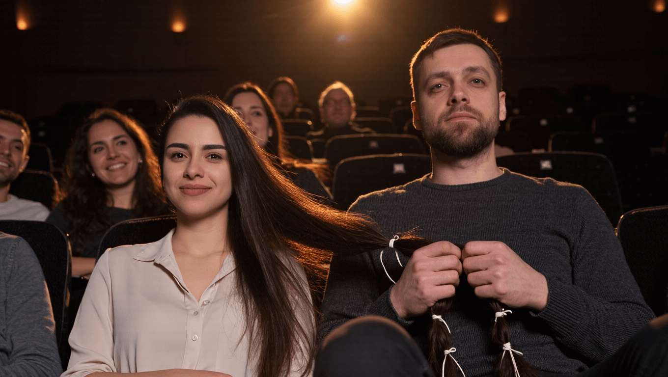 Husband Finds a Quiet Way to Fight Back After Woman Throws Her Hair Into His Lap