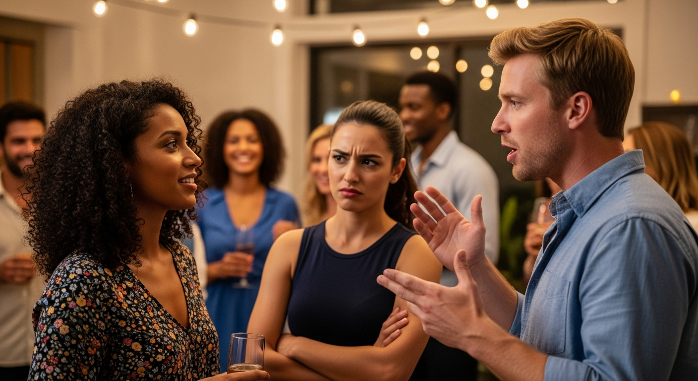 She Tried To Use 'Therapy Speak' To Shut Down A Party Chat, But It Backfired