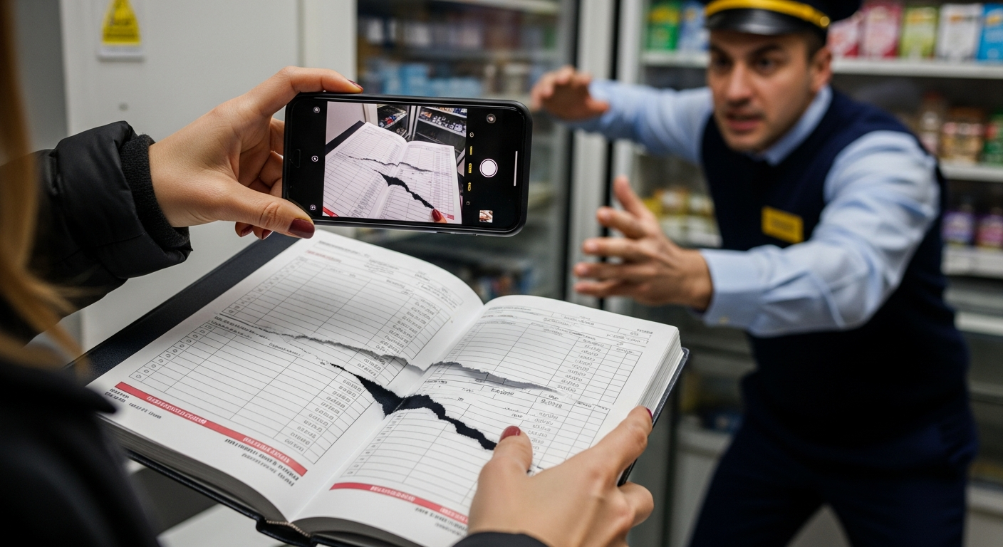 Woman Uses a "Complaints Book" to Serve a Smug Clerk Some Cold, Hard Justice Woman Uses a "Complaints Book" to Serve a Smug Clerk Some Cold, Hard Justice
