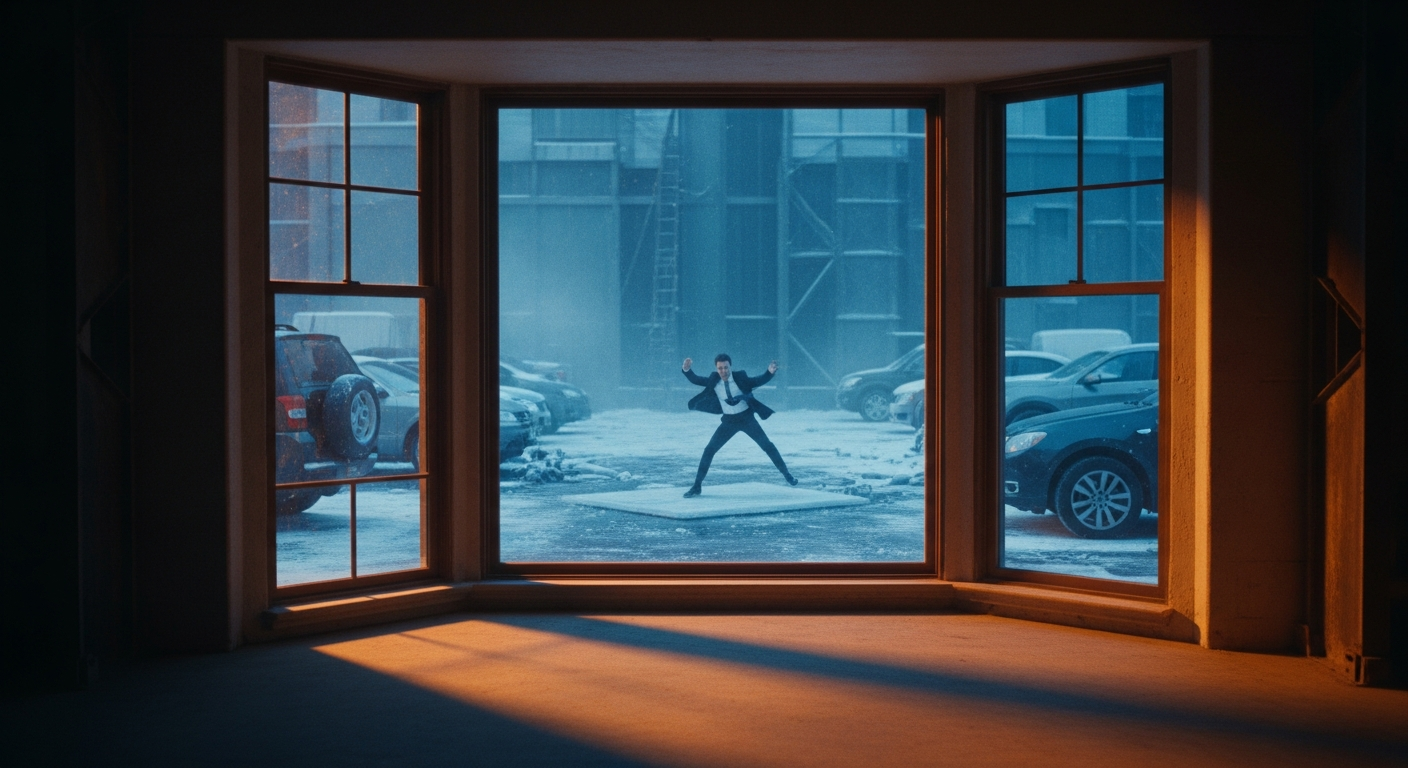 Director Pulls The Contract On Truck Driver Only To Watch His Own Car Slide Across The Ice