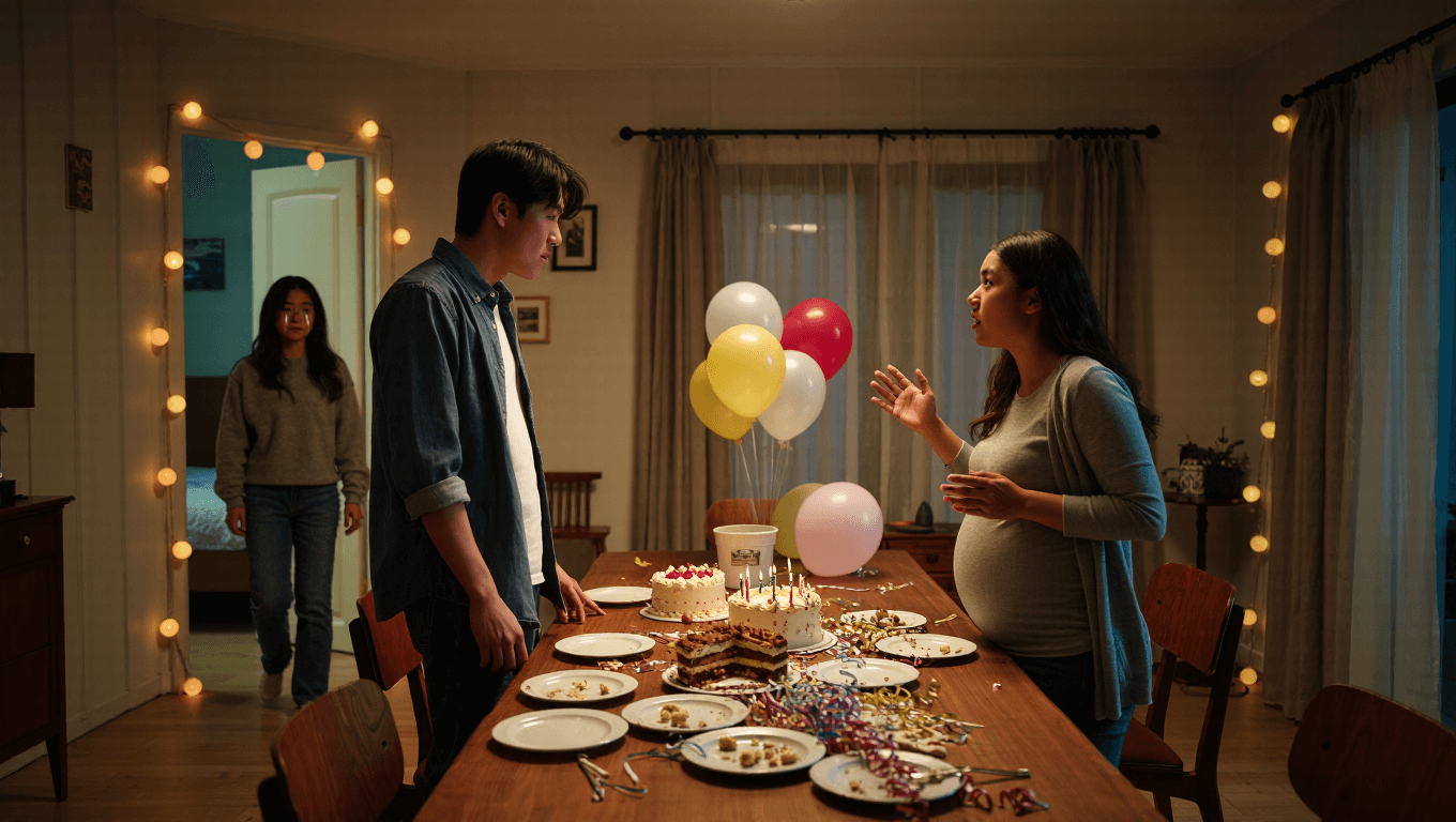 He Ended the Party After a Pregnancy Announcement Hijacked His Wife’s Birthday