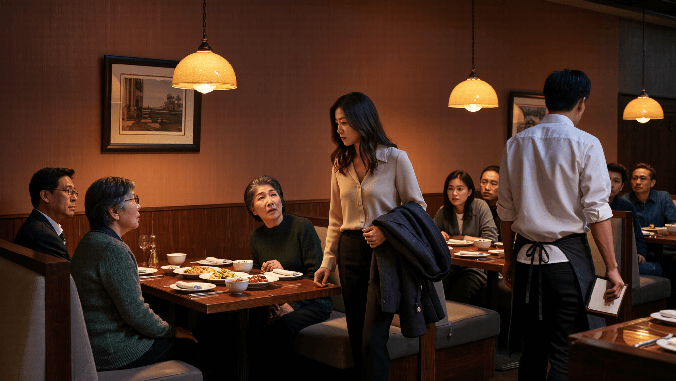 Mom Flirts With Waiter on Daughter’s Behalf. Daughter Leaves Her at Restaurant.