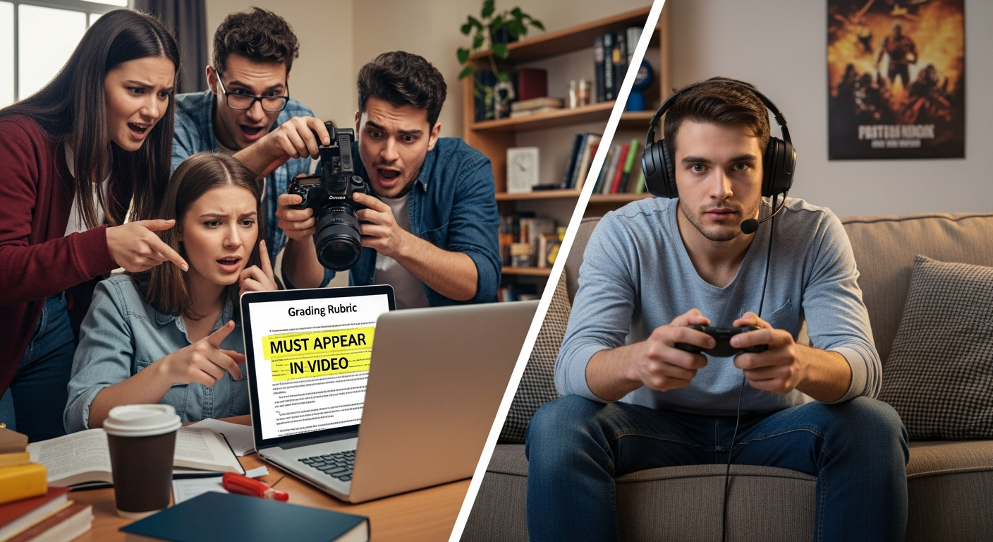 Slacker Agrees to Let Us Cover His Part in Presentation, Gets a Surprise Zero