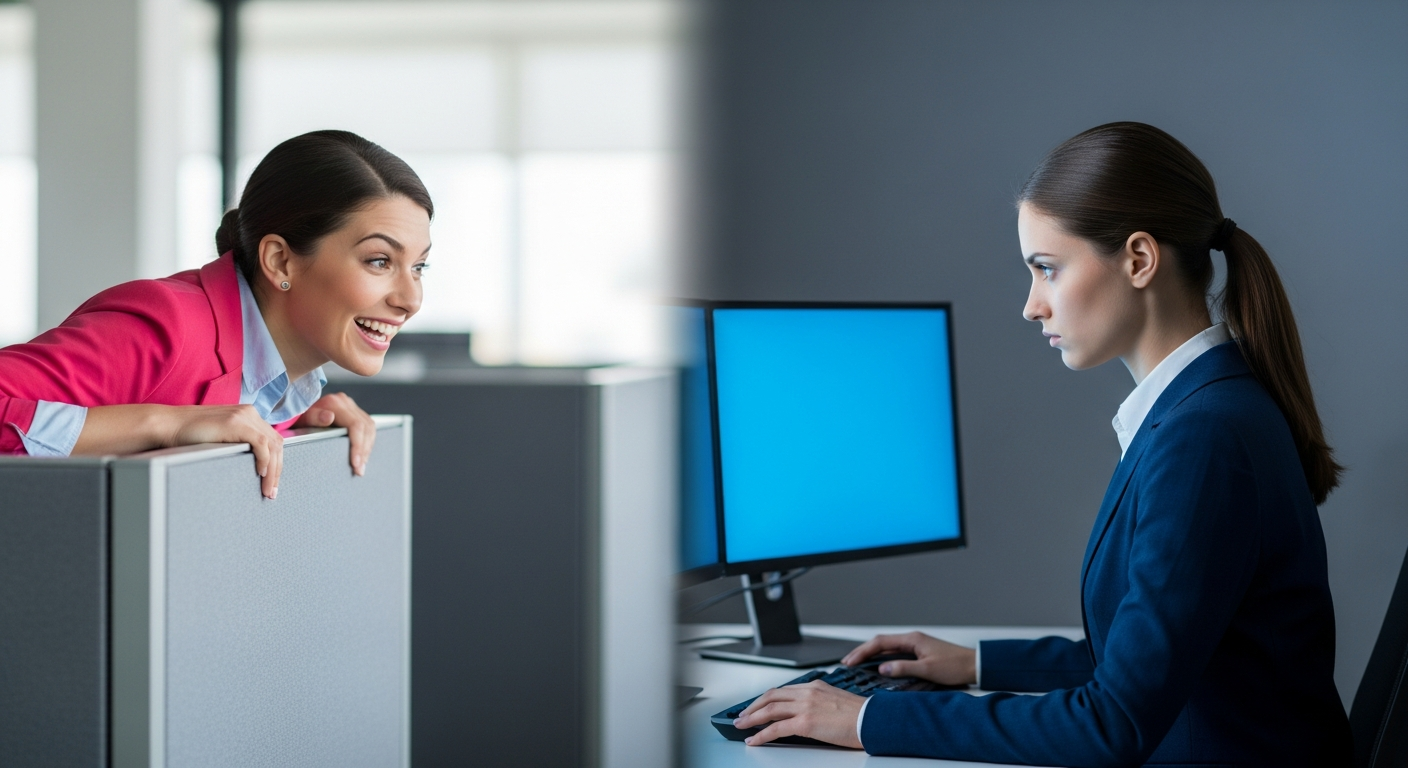 "We Are Not Friends": I Shut Down My Overly Friendly Colleague and Now Everyone Is Mad "We Are Not Friends": I Shut Down My Overly Friendly Colleague and Now Everyone Is Mad