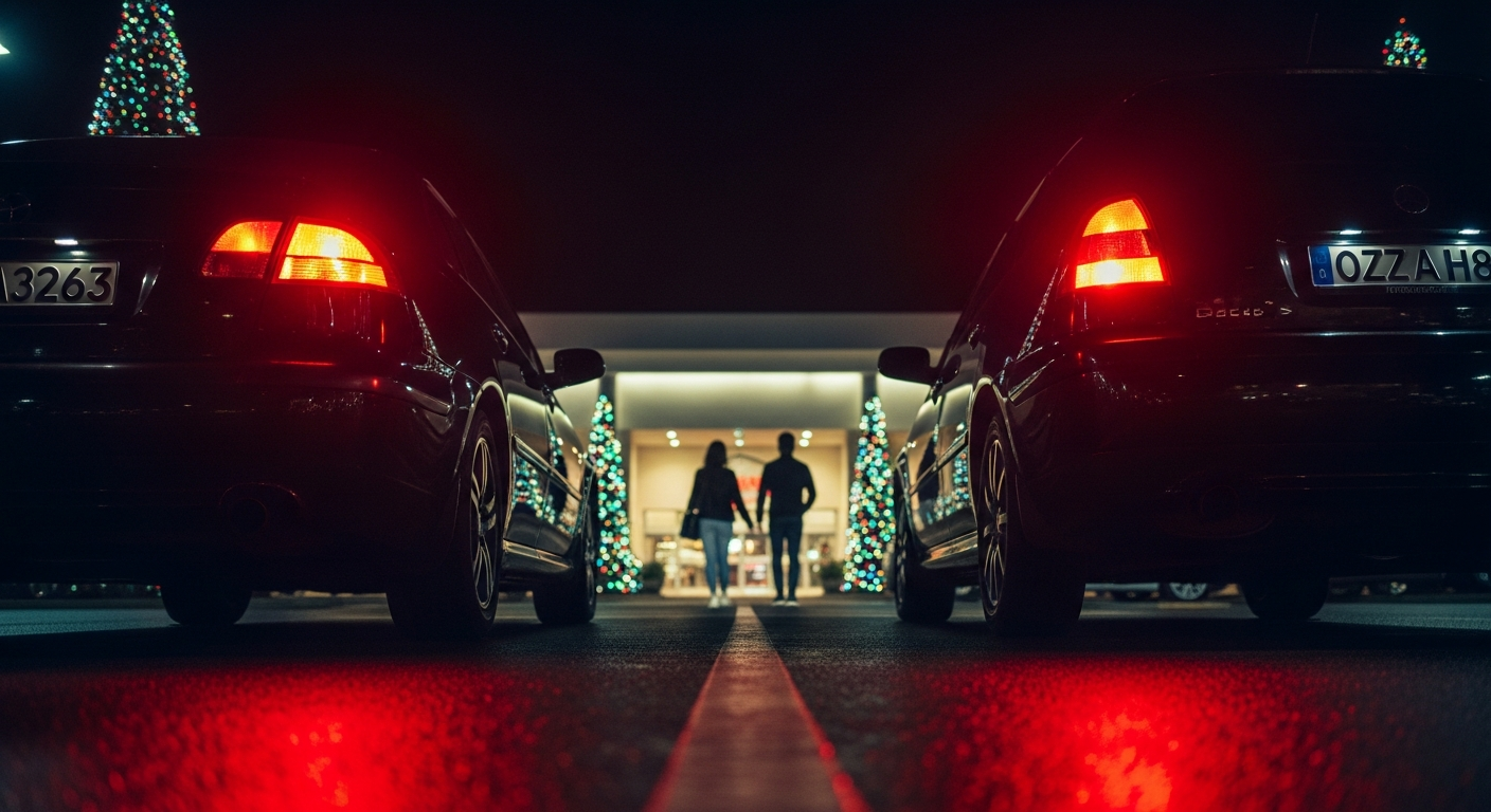 Friends Decide To Walk Back Into Mall After Drivers Wage War For Their Parking Spot.