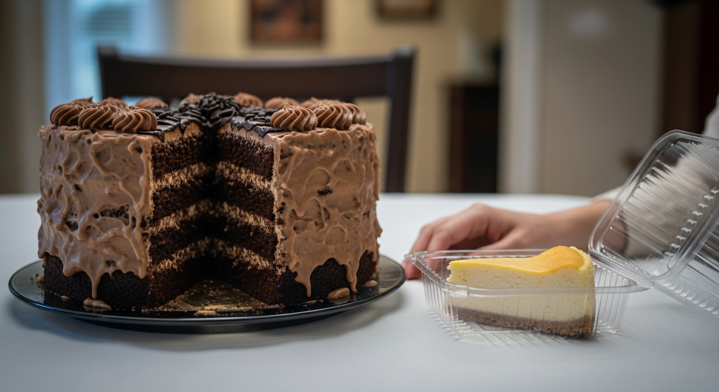 Husband Buys His Own Favorite Cake For Wife’s Birthday And Calls It A "Compromise." Husband Buys His Own Favorite Cake For Wife’s Birthday And Calls It A "Compromise."