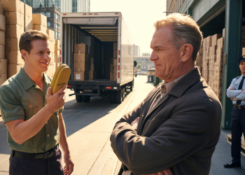 Grumpy Maintenance Manager Forbids Delivery Guy From Propping The Door Open, So He Forces Him To Open It 20+ Times Instead