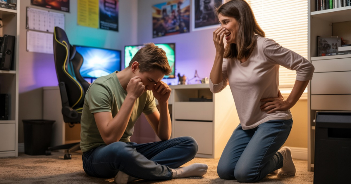 Mom Laughs When Son Asks For A New Chair After Destroying It In A Fit Of Rage