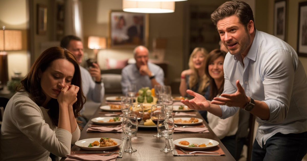 Husband Mocks Wife’s Salary In Front Of His Family, She Fires Back And Discovers Who He Really Is