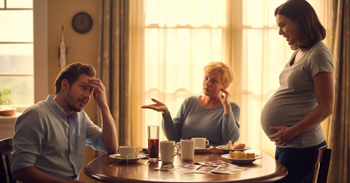 Husband Blames Wife’s Family Background For “Only Making Girls”, His Mom Had To Step In