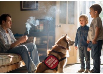 He Smoked All Day Every Day, But Mom Asked Him Not to – Then the Kids Came