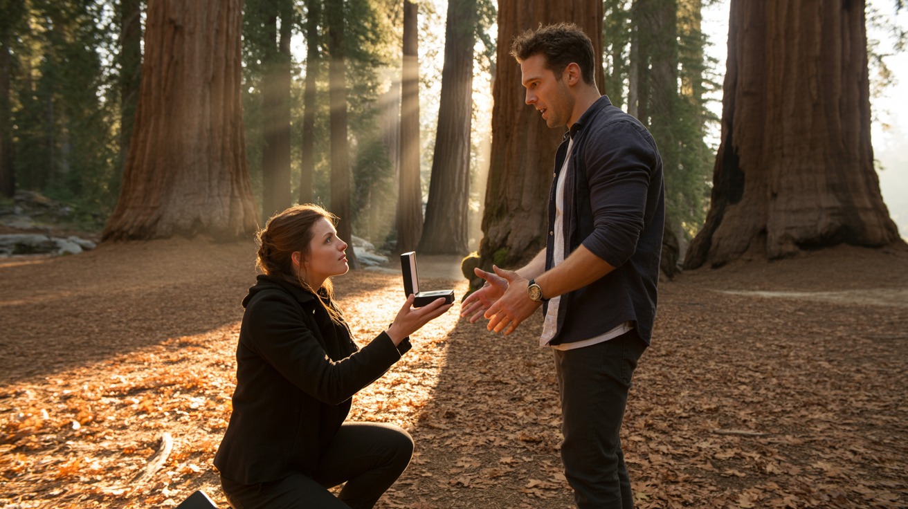 Romantic Vacation Turns Awkward When She Pops The Question Instead Of Him