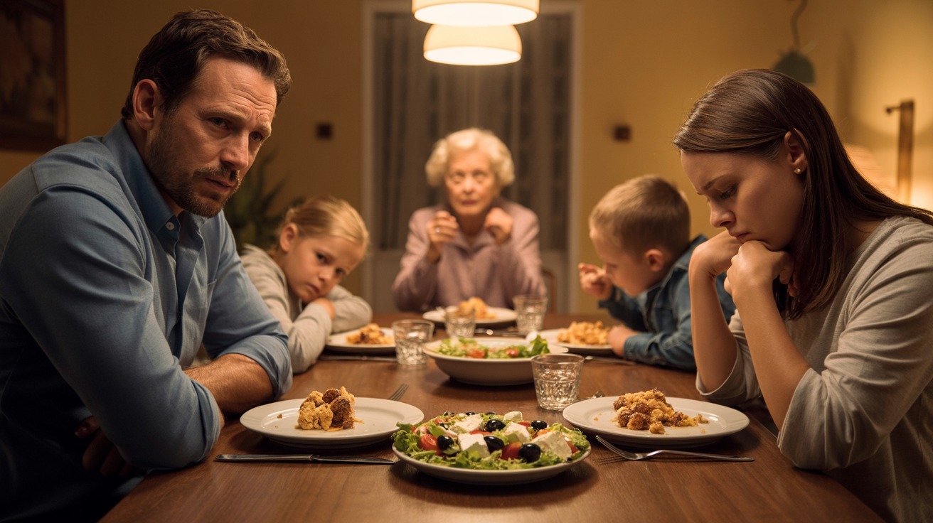 Father Blows Up On His Mom For Serving ‘Complicated’ Salad To His Kids, Sparks Heated Argument