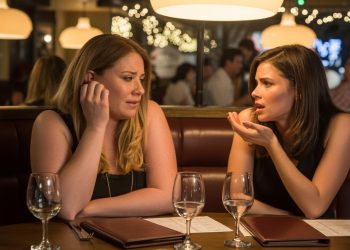 Dinner Drama Unfolds After Woman Mentions Booth Pain And Friend Says She “Made It About Herself” Dinner Drama Unfolds After Woman Mentions Booth Pain And Friend Says She “Made It About Herself”