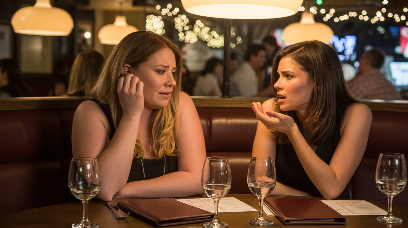 Dinner Drama Unfolds After Woman Mentions Booth Pain And Friend Says She “Made It About Herself”