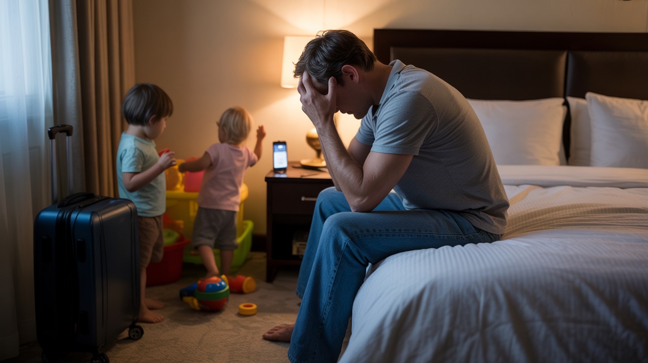 Wife Fumes As Husband Opts Out Of Family Zoo Visit Following Painful Dinner