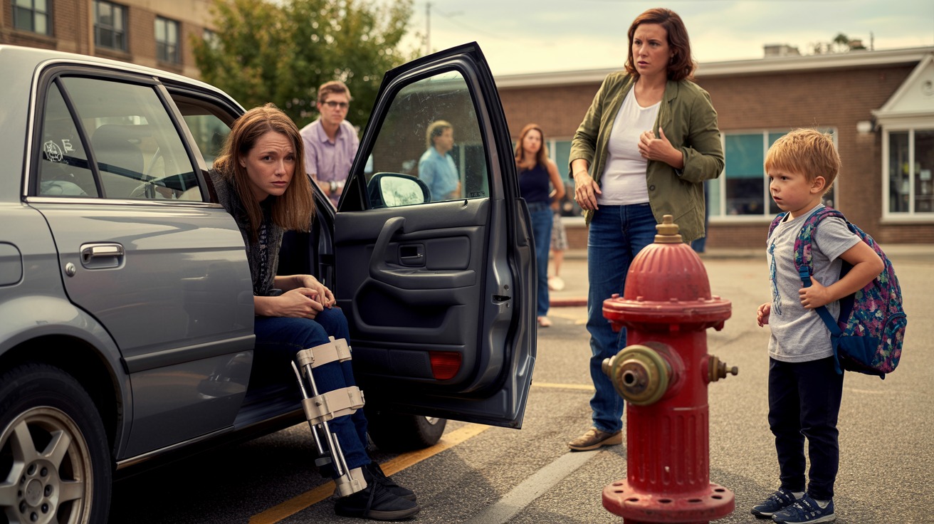 Woman Stands Her Ground In School Parking Lot, Accused Of “Ruining” An Autistic Student’s Routine Woman Stands Her Ground In School Parking Lot, Accused Of “Ruining” An Autistic Student’s Routine