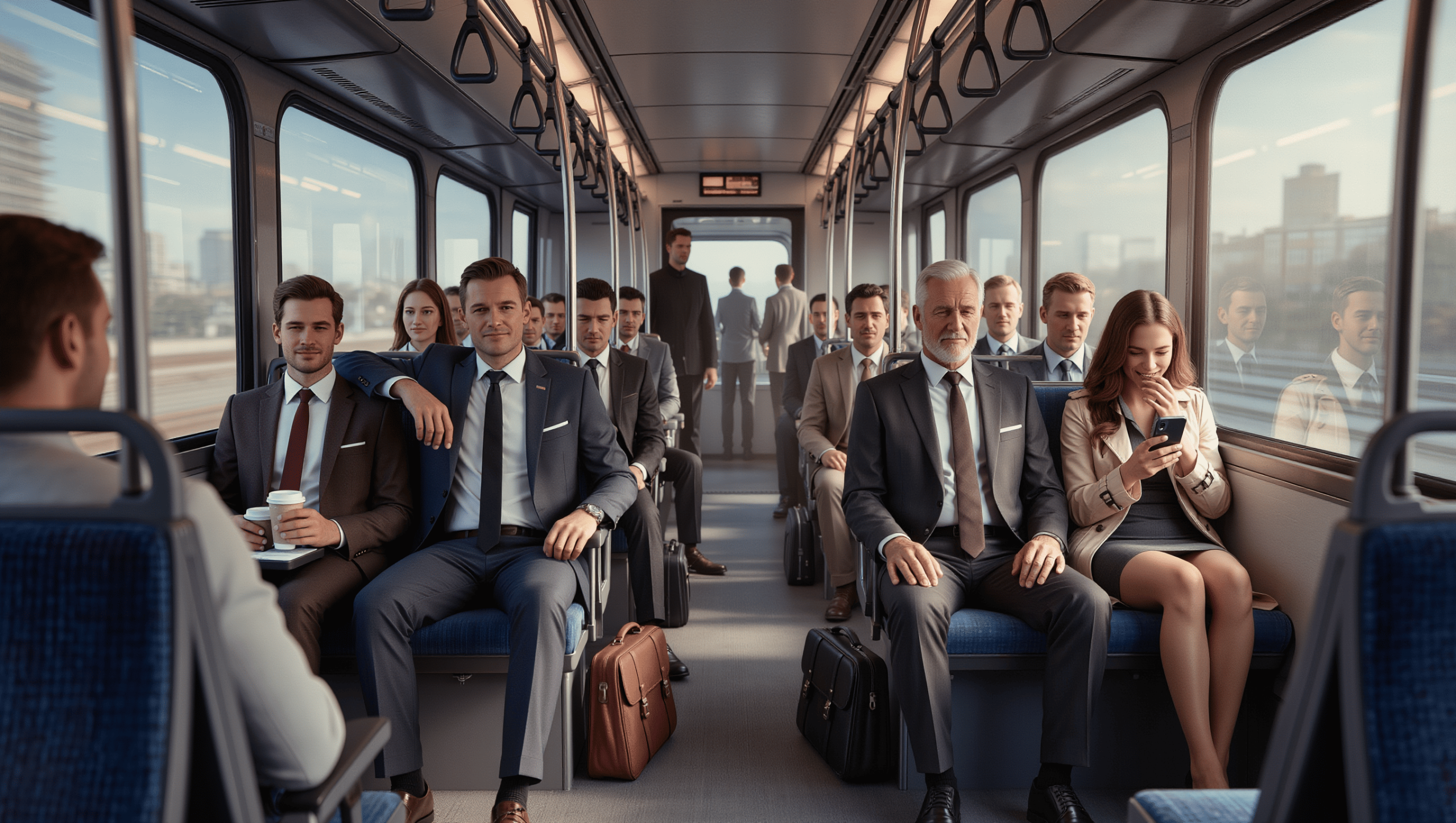 Husband Loses Train Armrest Battle Then Quietly And British-ly Turns Stranger Into His Personal Human Resting Place