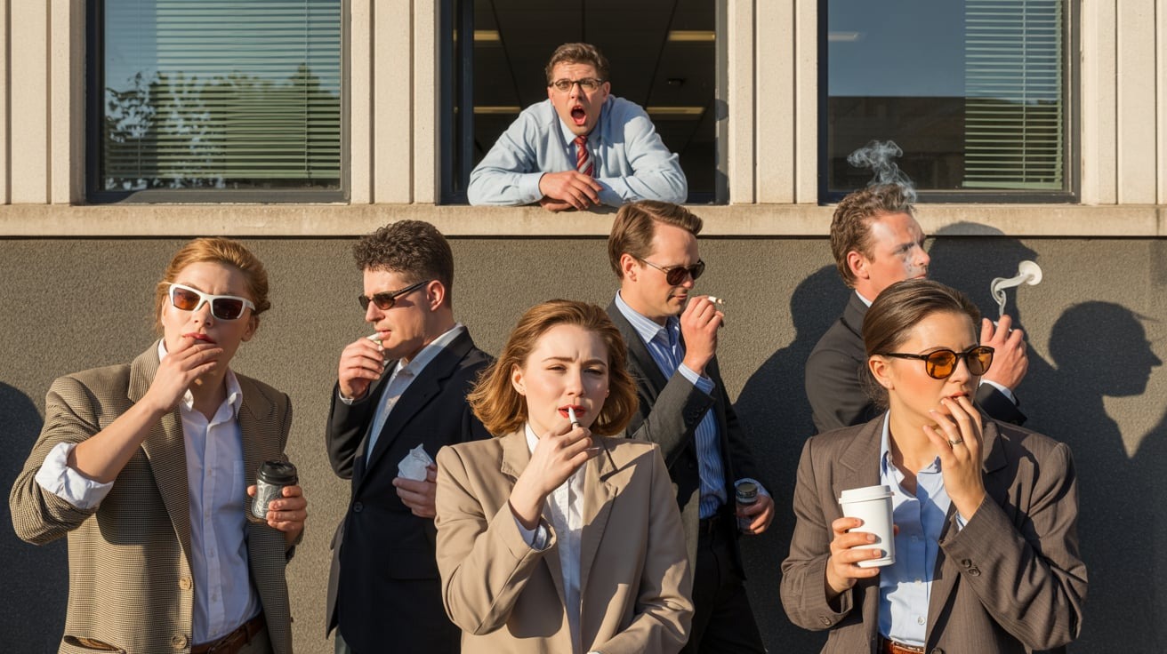 They Pretended to Smoke Just to Take Breaks and It Worked