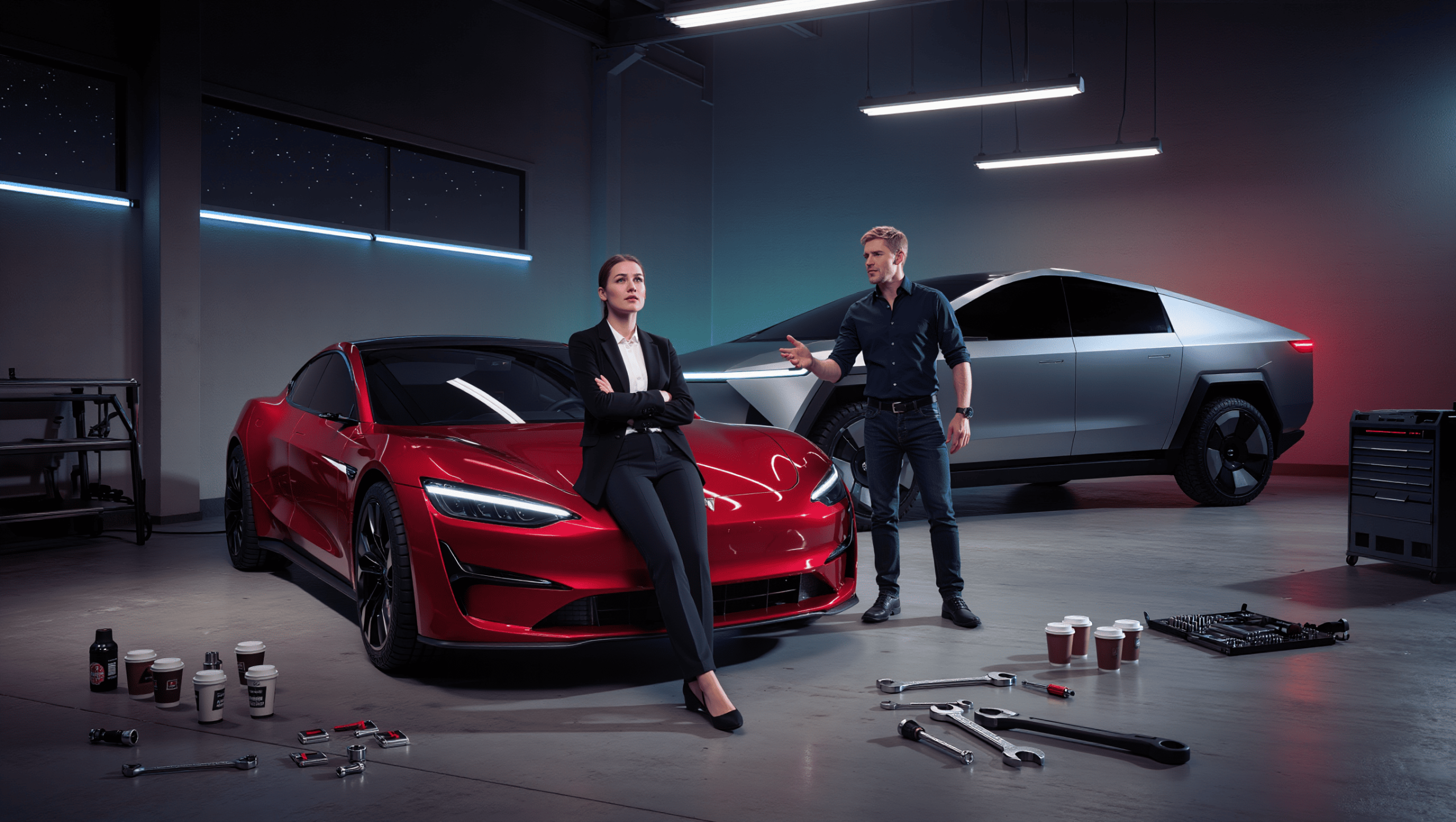 Rich Husband Who Idolizes Elon Musk Gets Stopped By Wife From Buying His Dream Cybertruck Rich Husband Who Idolizes Elon Musk Gets Stopped By Wife From Buying His Dream Cybertruck