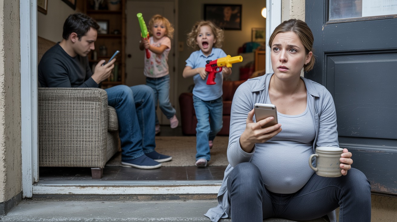 Pregnant Mom Asks BF To Take Kids Out So She Can Sleep, He Gets Angry Instead