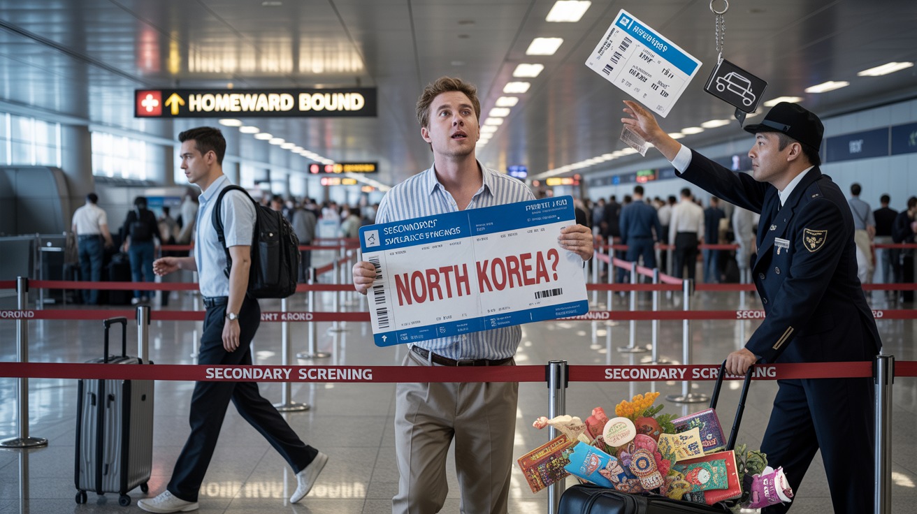 He Joked About Visiting North Korea at Customs - His Friend Left Him Behind at the Airport