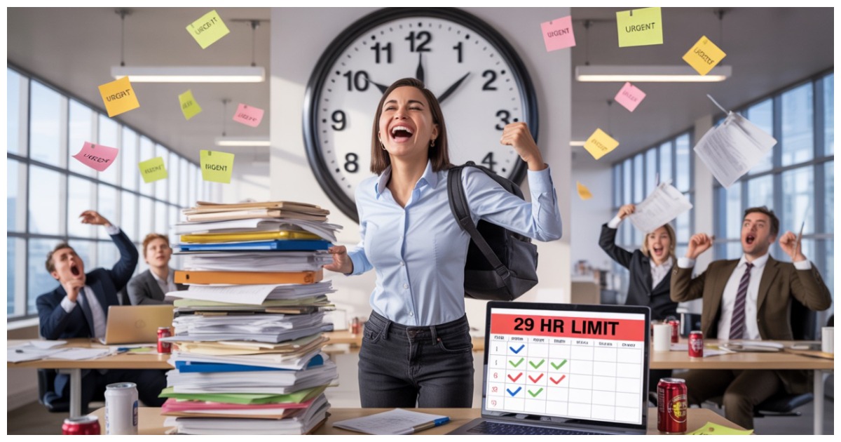 You Part Timer They Wanted Her To Work Like A Full-Timer On Part-Time Pay - Big Mistake