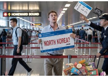 He Joked About Visiting North Korea at Customs – His Friend Left Him Behind at the Airport