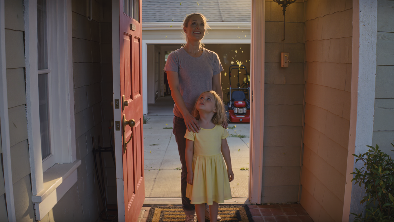 Mom Saves Neighbor Kids From Running Lawnmower But Gets Criticized For Pushing Child