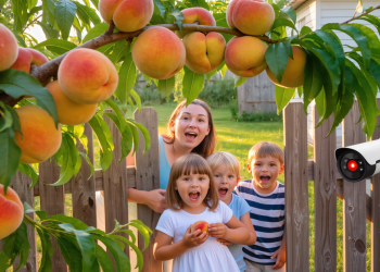 Lady Keeps Stealing Gardener’s Peaches Until Owner Discovers Perfectly Spicy Way To Make Them Stop
