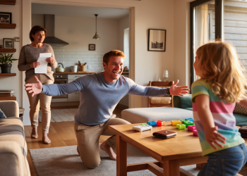 Dad Playfully Charges Daughter Hugs As Payment For Favors Until Mom Snaps And Calls It Out